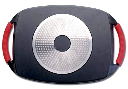 Lacor 25547 - Plancha Grill Eco Piedra, Negro, 47.5 x 29 x 5.5 cm