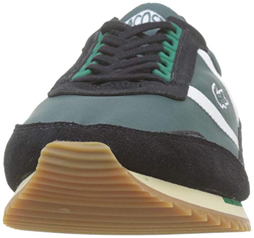 Lacoste Partner Retro 319 1 SMA, Zapatillas para Hombre, Verde (Dk Grn/Off Wht), 44 EU