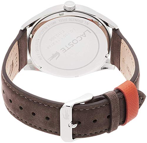 Lacoste Reloj Analógico para Hombre de Cuarzo con Correa en Cuero 2010910