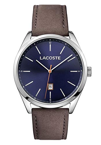 Lacoste Reloj Analógico para Hombre de Cuarzo con Correa en Cuero 2010910