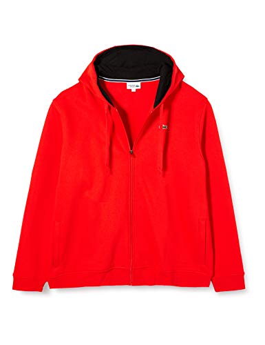 Lacoste Sh7609 Sudadera, Rojo (Corrida/Noir G64), Small (Talla del Fabricante: 3) para Hombre