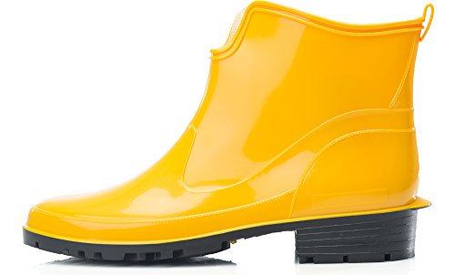 Ladeheid Botines de Agua en PVC Mujer LA-930 (Amarillo, 36 EU)