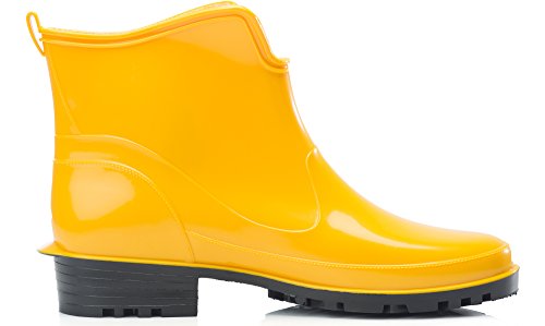 Ladeheid Botines de Agua en PVC Mujer LA-930 (Amarillo, 36 EU)