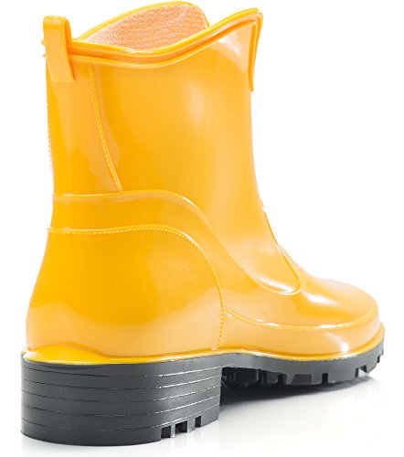 Ladeheid Botines de Agua en PVC Mujer LA-930 (Amarillo, 36 EU)