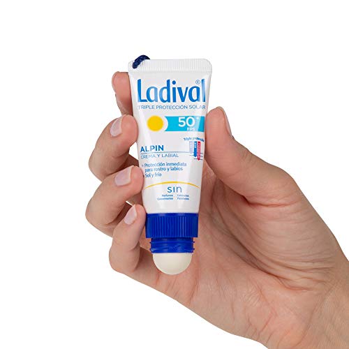 Ladival Protector Solar facial FPS50+ y balsamo labial FPS30 parar el sol y frío de alta montaña - 20ml