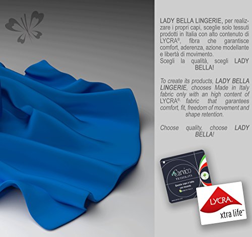 Lady Bella P6738 Body Reductor para Mujer en Copas D - Faja Moldeadora sin Aros, preformada, no Acolchada y sin Costuras - Body Interior de Doble Tela para un Vientre Plano (Blanco, 100D)