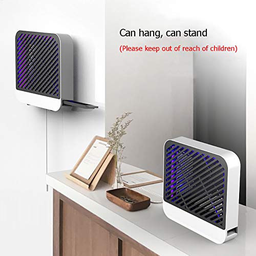 Lámpara Antimosquitos de la descarga eléctrica, trampa del insecto repelente del mosquito del hogar interior silencioso enchufable bebé mujer embarazada dormitorio matanza física moscas,5pieces