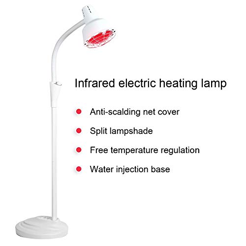Lámpara calefactora infrarroja, lámpara de belleza, temperatura de calefacción ajustable, alivio del dolor articular, lámpara de belleza de suelo