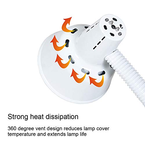 Lámpara calefactora infrarroja, lámpara de belleza, temperatura de calefacción ajustable, alivio del dolor articular, lámpara de belleza de suelo