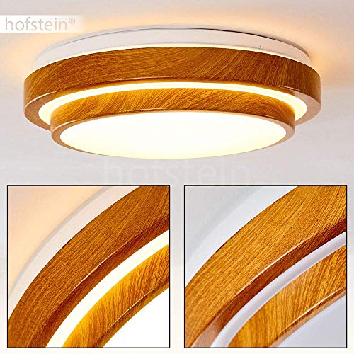 Lámpara de techo LED moderna - Sora - color blanco cálido - redonda - para cocina, pasillo, sala de estar, baño