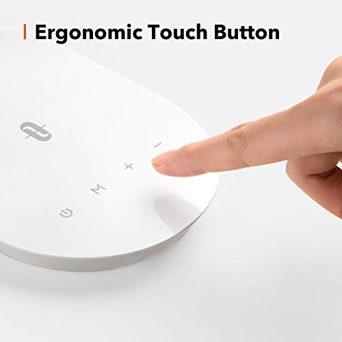 Lámpara Escritorio LED TaoTronics Flexo de Escritorio (5 Niveles de Brillo, 3 Modos, Función de Memoria, Control Táctil) Lámpara de Mesa,Lámpara de Oficina para Leer,Estudiar,Relajamiento,Blanco