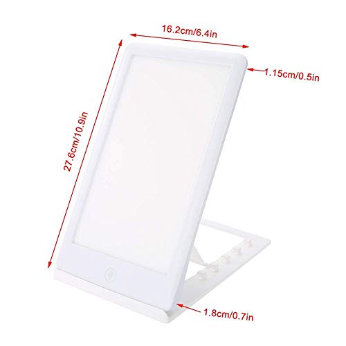 Lámpara Sad, portátil 10000 Lux Lámparas de luz Diurna Luz Solar LED con Control táctil para Terapia de luz Trastorno afectivo estacional
