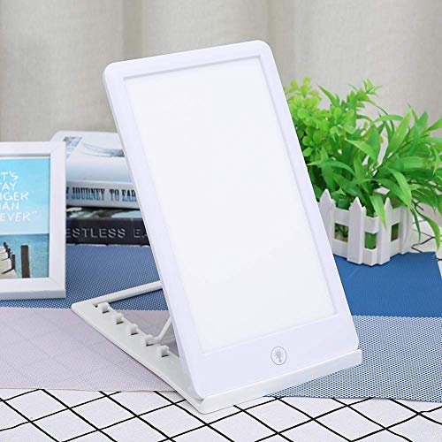 Lámpara Sad, portátil 10000 Lux Lámparas de luz Diurna Luz Solar LED con Control táctil para Terapia de luz Trastorno afectivo estacional