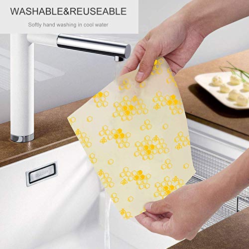 LAMTWEK Wraps | Envoltorios de Cera de Abeja |1 Mètre, 13 x 39 Pouces | Classical | Reutilizable | Eco Friendly | Zero Waste | Almacenador de Alimentos para Quesos,Frutas,Vegetales …