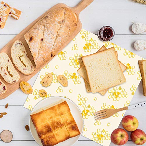 LAMTWEK Wraps | Envoltorios de Cera de Abeja |1 Mètre, 13 x 39 Pouces | Classical | Reutilizable | Eco Friendly | Zero Waste | Almacenador de Alimentos para Quesos,Frutas,Vegetales …