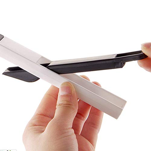 LAN@ 2 in1 Ventana de limpieza del cepillo de limpieza Cranny teclado de cocina casera plegable herramienta de limpieza de cepillo