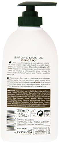 L'Angelica – Leche D'Avena, jabón líquido delicado, 300 ml