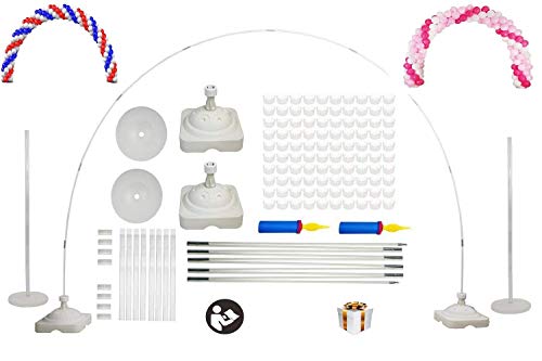 LANGXUN Kit de Arco de Gran tamaño para Bodas, cumpleaños, artículos de Fiesta, Decoraciones de Navidad y año Nuevo - Ideal para decoración de jardín Interior y Exterior