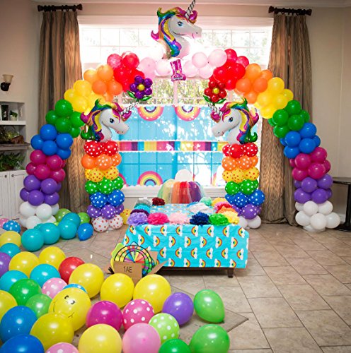 LANGXUN Kit de Arco de Gran tamaño para Bodas, cumpleaños, artículos de Fiesta, Decoraciones de Navidad y año Nuevo - Ideal para decoración de jardín Interior y Exterior