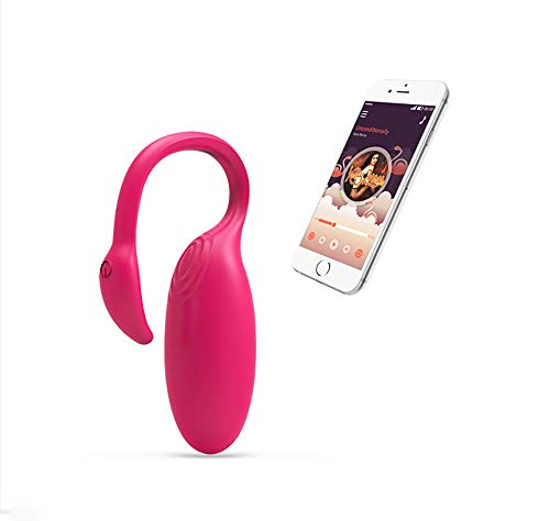 LAOHU Mujer Vibrante Juguete Bluetooth 4.0 Distancia inalámbrico Recargable con Android iOS