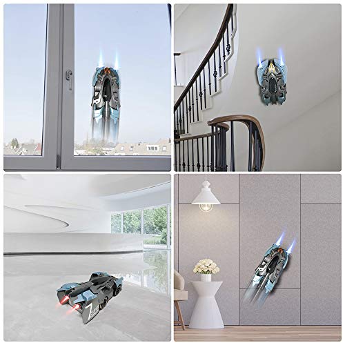 LAPPAZO Coche Teledirigido Radiocontrol para Niños, Escalada Acrobacias en Pared Rotación 360° con 2.4Ghz Reloj de Control Remoto RC Coches de Juguetes Regalo para Niños