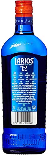 LARIOS 12 Ginebra Mediterránea + Pañuelos de Regalo, 40%, 700 ml