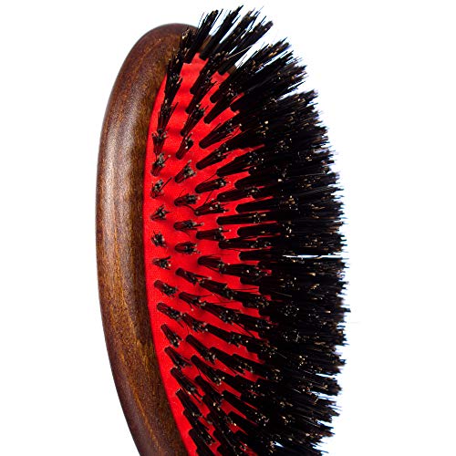 L'Artisan - Cepillo de pelo neumático de haya maciza, gran modelo, 100% fabricado en Francia