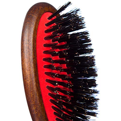 L'Artisan - Cepillo de pelo neumático de haya maciza, modelo pequeño, 100% fabricado en Francia