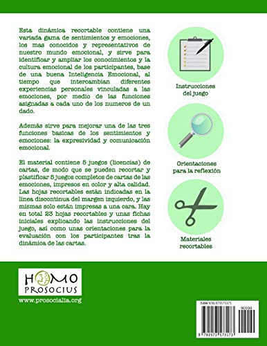 Las Cartas de las Emociones: Dinámica de grupo recortable (Dinámicas de grupo recortables)