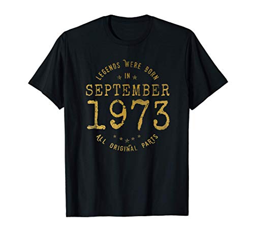 Las Leyendas nacen en Septiembre de 1973 Camiseta