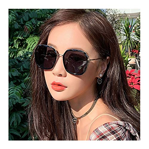 Las Mujeres Bicolor Gafas de Sol polarizadas UV400 Gafas de Sol Viajes Conducción Pesca Golf Lentes Gafas Colored Glasses (Color : B)