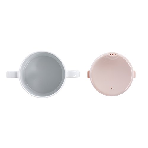 Lässig - Taza para niños, vaso con boquilla de melamina antideslizante, apta para lavavajillas, Cup More Magic Rosa.