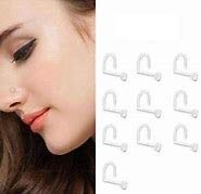 LAURITAMI 30pcs Piercing Nariz Retenedor Transparente 20G Bioflex Acrilico Perno Nostril Barra Aros Fino Pequeño Set Pack Joyas