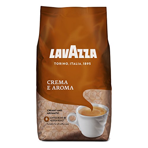 Lavazza Crema e Aroma, Café en Grano, Pack de 2, 2 x 1000g