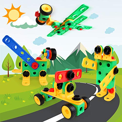 LBLA Bloques de Construcción,Juguetes Construcción, 118 PCS, a partir de 3 años