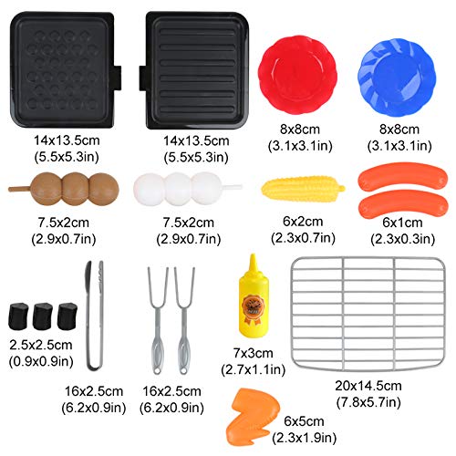 LBLA Set de Cocina Play Niños,Comida de Cocina de Juguetes,Verduras Juguete,Alimentos Juguetes Niños de 3 Años +