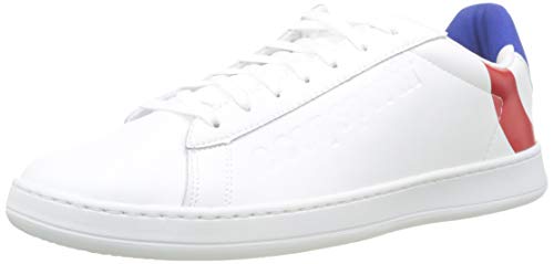 Le Coq Sportif Break COCARDE, Zapatillas Unisex Adulto, Blanc Optical White Tricolore, 37 EU