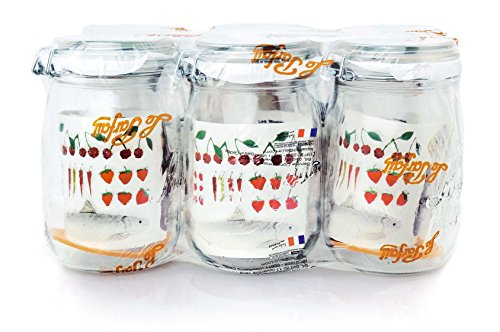 Le Parfait 3219002 Tarro hermeticos, 1 l, transparente, pack de 6