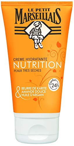 Le Petit Marseillais – el cuidado del cuerpo crema hidratante – pieles muy secas formato práctica – Tubo 75 ml