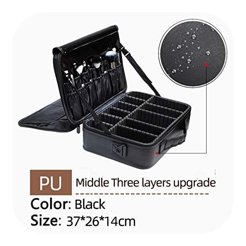 leaf-only Contenedor De Almacenamiento Cosmético, Nuevo Organizador De Maquillaje Vacío Profesional Bolso De Mujer Estuche Cosmético Viaje Bolsa De Almacenamiento De Gran Capacidad Maletas-p