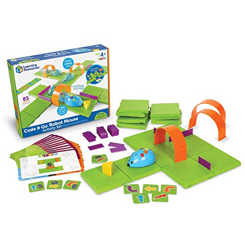 Learning Resources- Code & Go Conjunto de Actividades del ratón Robot, Color (LER2831)