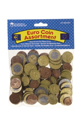 Learning Resources - Set monedas Euro (surtido: modelos aleatorios)
