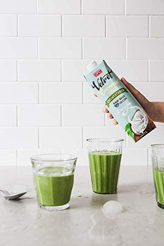 Leche de Coco 1L x 6 UFC Velvet - Sin azúcar | 99% Coco, Calcio a base de plantas, Vegano, Bebida sin Lácteos - 1L x6