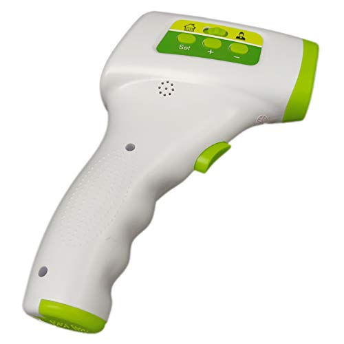 LED ATOMANT Termómetro Infrarrojo Profesional sin Contacto con lecturas precisas de 0,2 Grados C. Medición en Frente Desde 5 cm con máxima precisión. Calidad Medica.