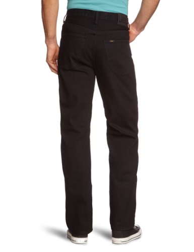 Lee Brooklyn comfort - Vaquero cómodo para hombre, Negro, W30 / L30 (ES 40)