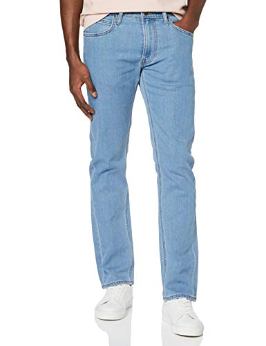 Lee Daren Zip Fly Vaqueros Straight, Azul (Light Stonewash 66), 33W / 30L para Hombre