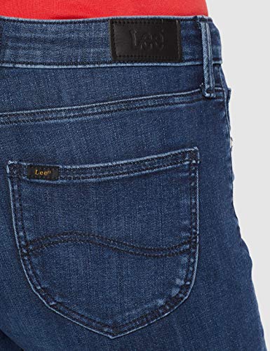 Lee SCARLETT CROPPED, Vaqueros skinny Mujer, Azul (Sitka Worn In Jq), W25/L33 (Talla fabricante: 25/33)