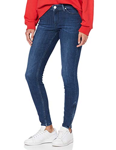 Lee SCARLETT CROPPED, Vaqueros skinny Mujer, Azul (Sitka Worn In Jq), W25/L33 (Talla fabricante: 25/33)