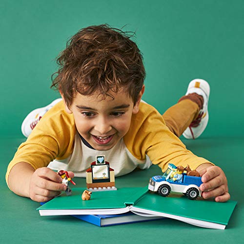 LEGO City Police - Policía: Unidad Canina, Set de Construcción, Incluye Coche de Policía de Juguete, Agente de Policía y Perro Policía, un Escenario de Joyería, y un Ladrón (60241)