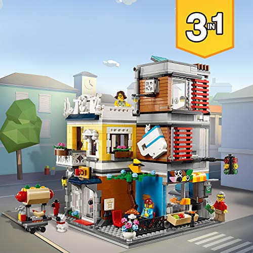 LEGO Creator - Tienda de Mascotas y Cafetería Nuevo set de construcción de Edificios de Juguete (31097) , color/modelo surtido